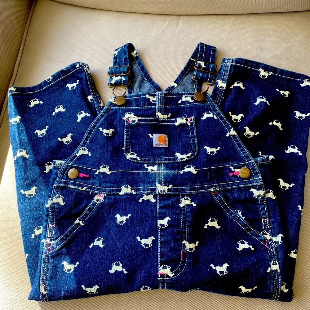 2t girls Carhartt overalls
